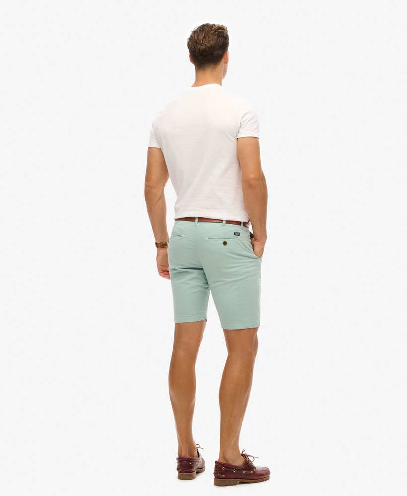 szorty chino vintage w kolorze świeżej mięty