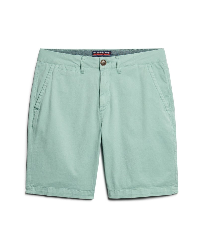 szorty chino vintage w kolorze świeżej mięty