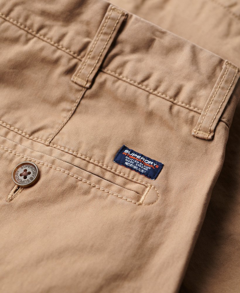 szorty chino vintage w kolorze pustynnego beżu