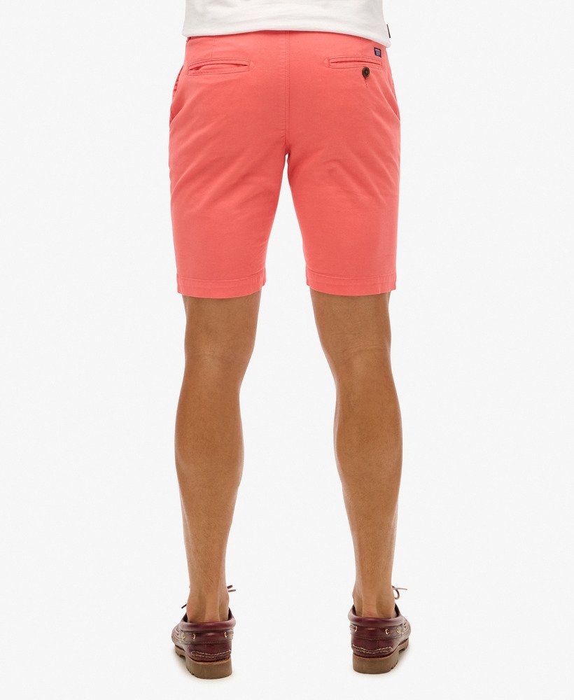 szorty chino vintage w kolorze maldiwskiego różu