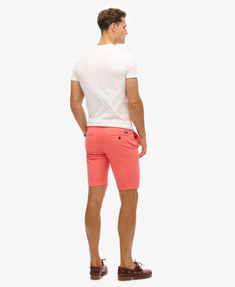 szorty chino vintage w kolorze maldiwskiego różu