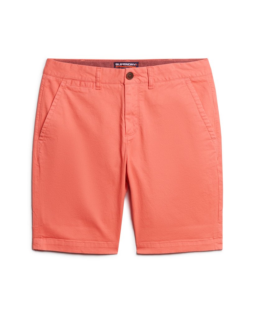 szorty chino vintage w kolorze maldiwskiego różu
