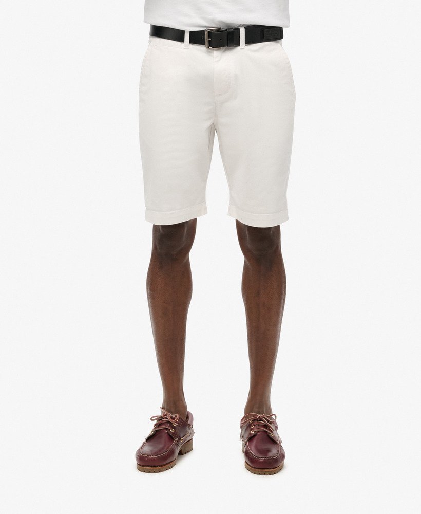 szorty chino vintage w kolorze optic