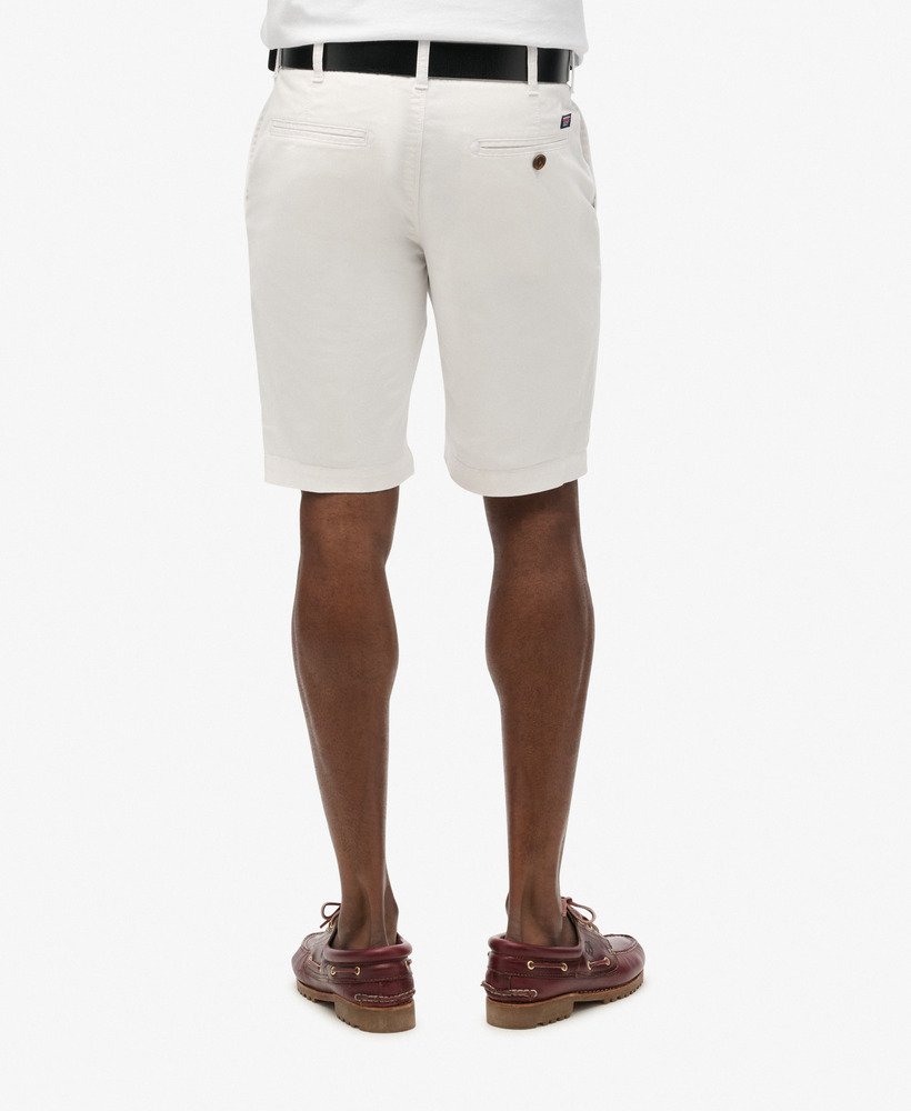 szorty chino vintage w kolorze optic