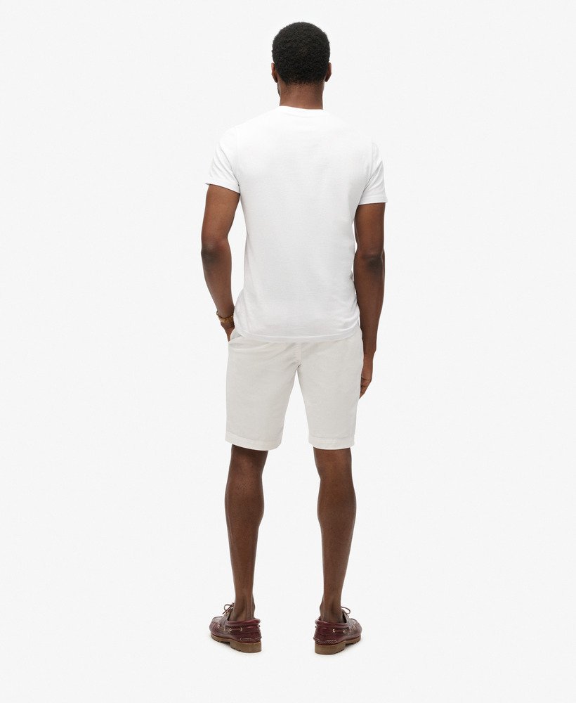 szorty chino vintage w kolorze optic