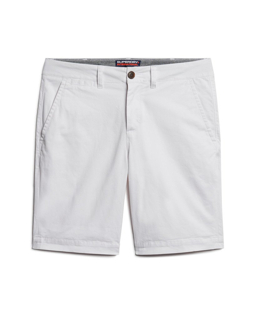 szorty chino vintage w kolorze optic
