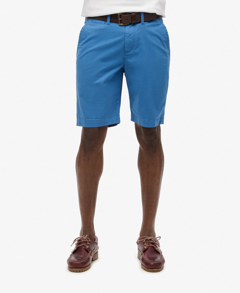 szorty chino vintage w kolorze neptune blue