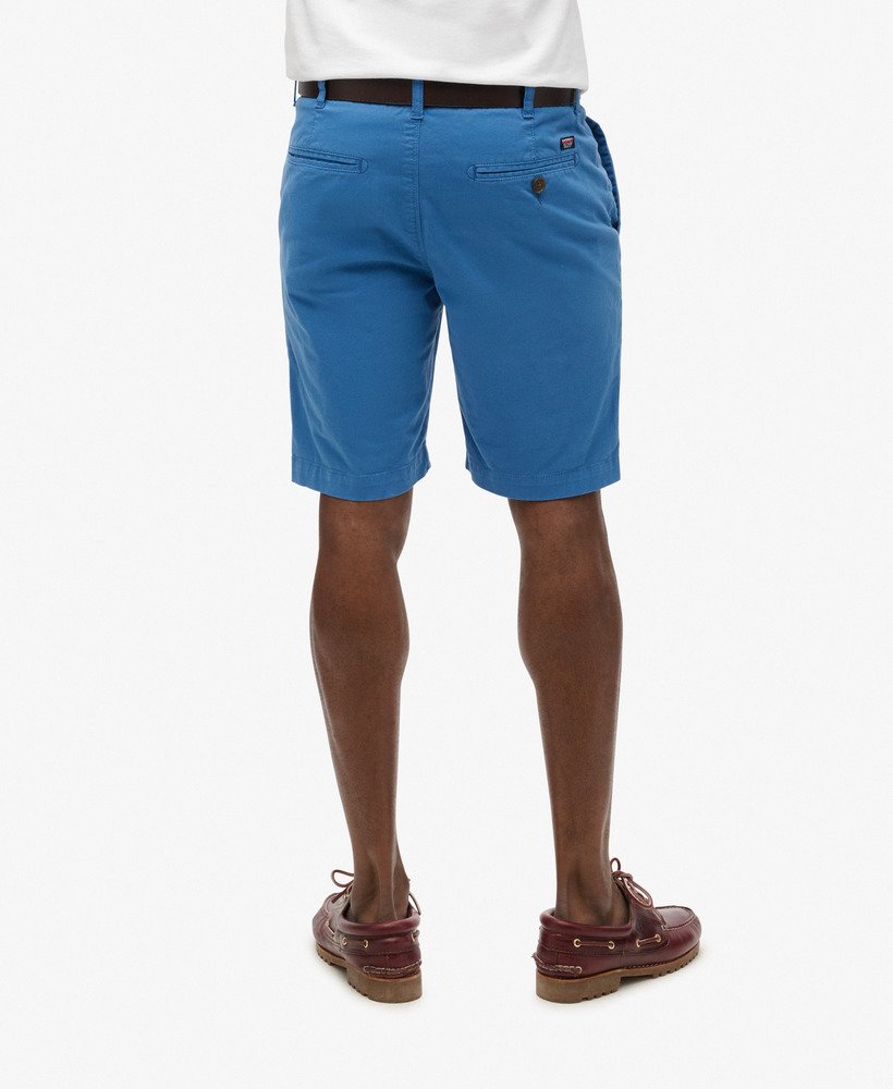 szorty chino vintage w kolorze neptune blue