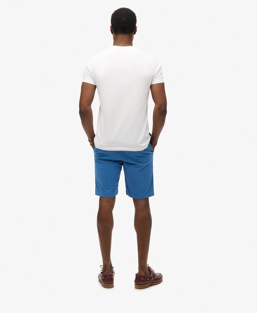 szorty chino vintage w kolorze neptune blue