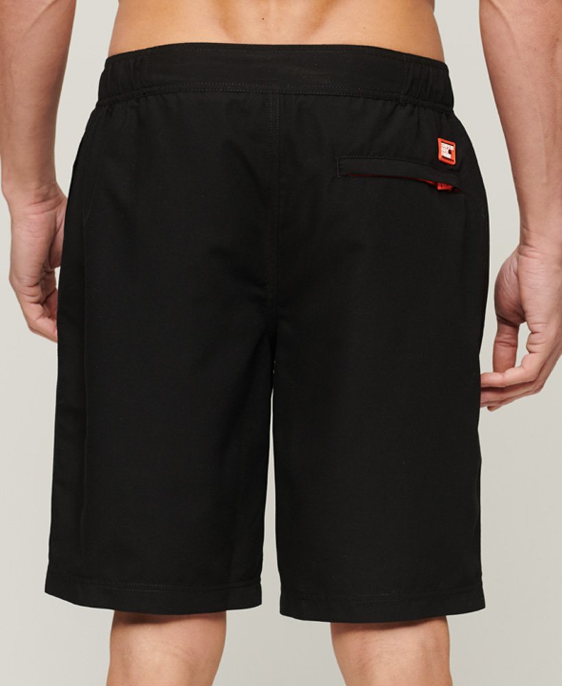 klasyczne szorty typu boardshorts w kolorze czarnym