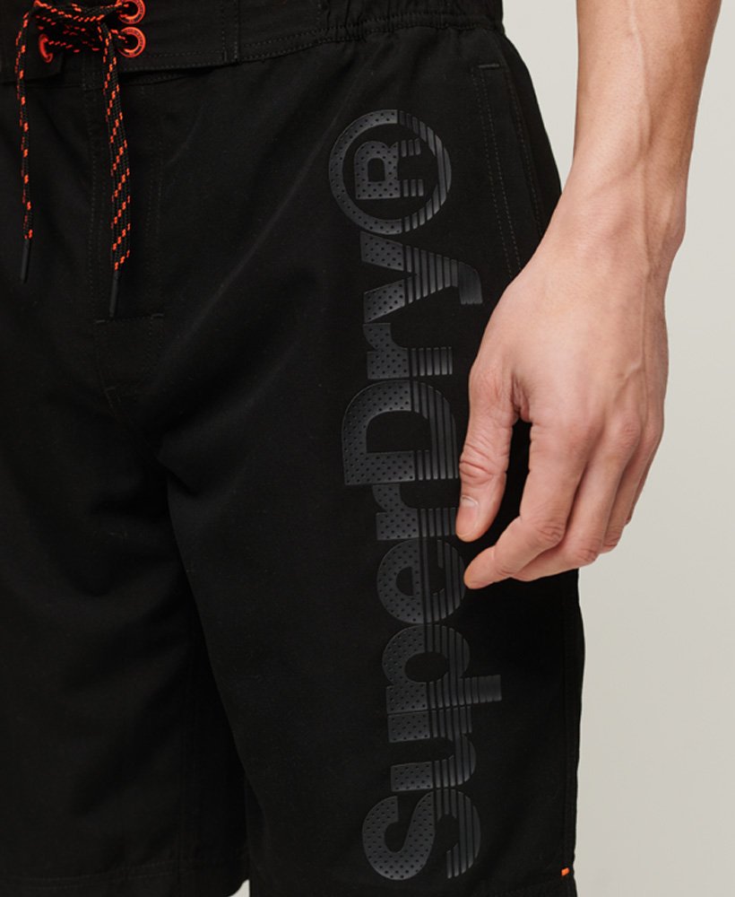 klasyczne szorty typu boardshorts w kolorze czarnym