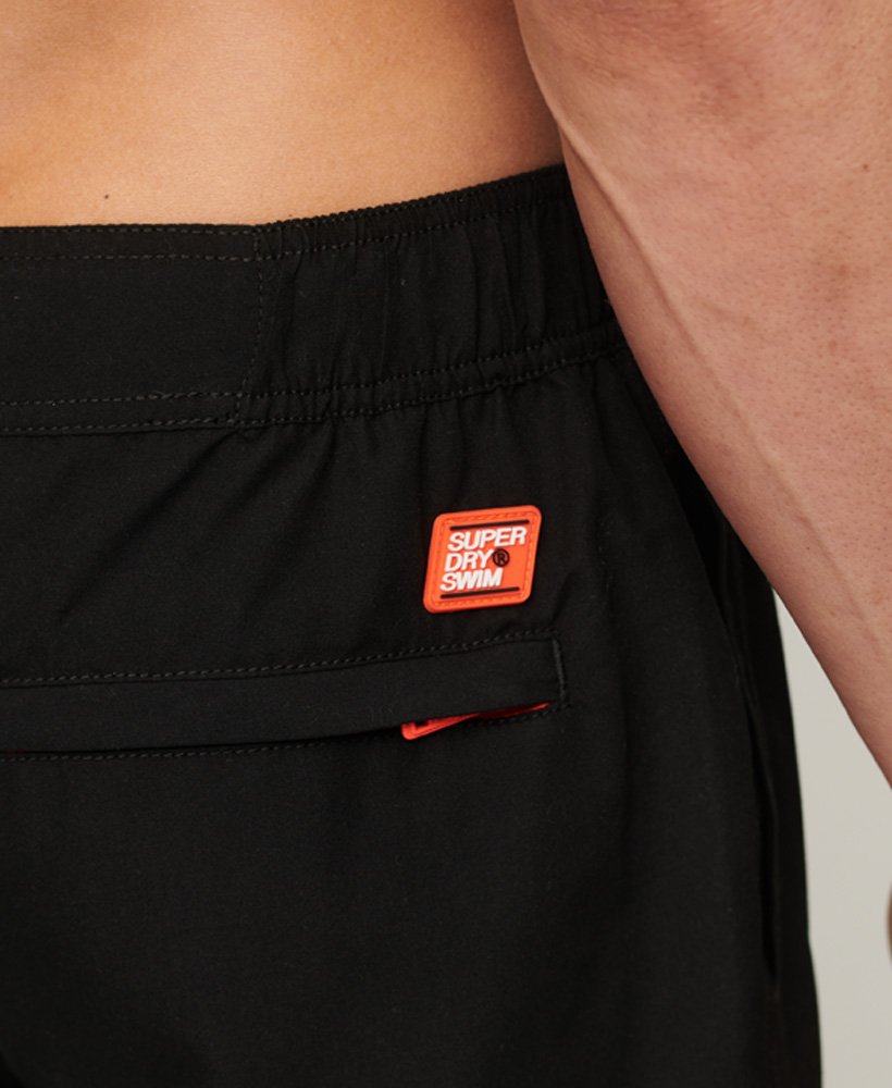 klasyczne szorty typu boardshorts w kolorze czarnym