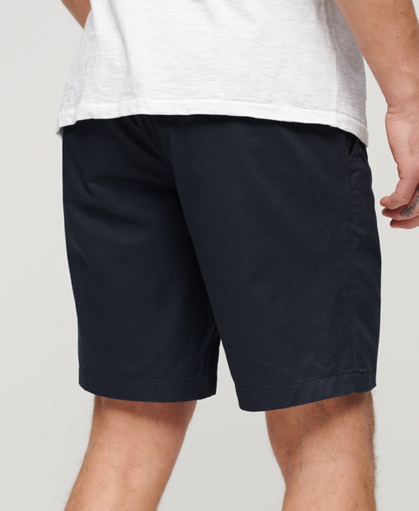 szorty chino z obcisłym stretchem w kolorze rinse navy