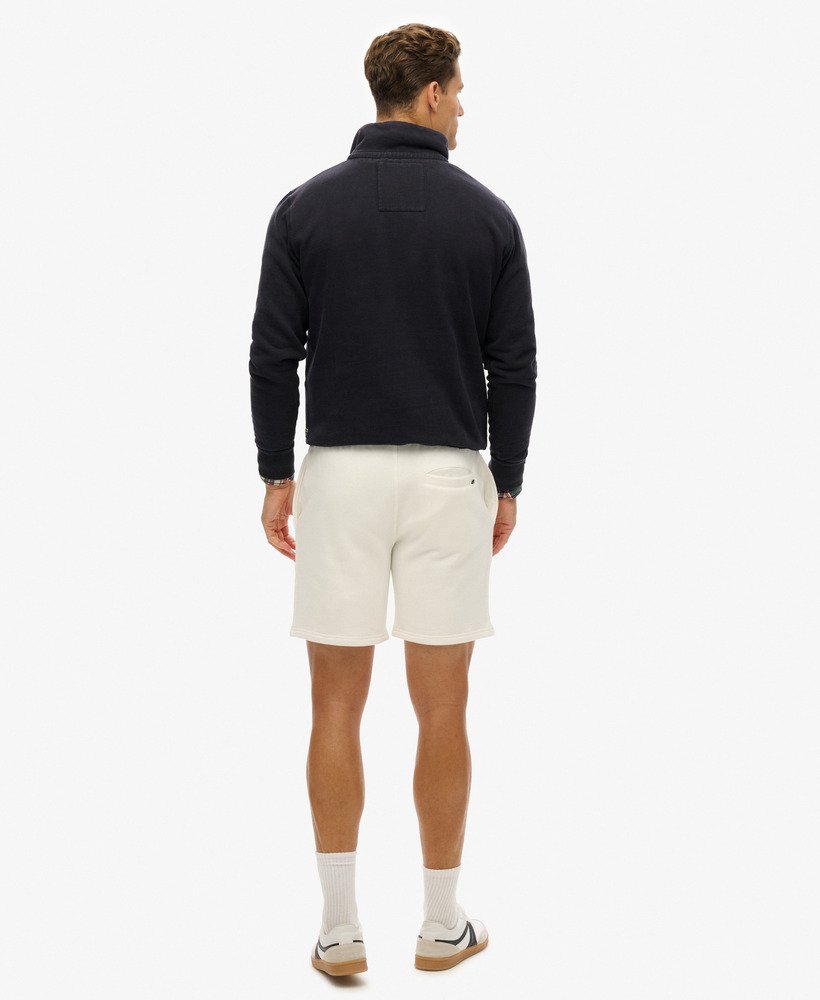 luźne spodenki sportowe z wytłoczeniami w kolorze new chalk white