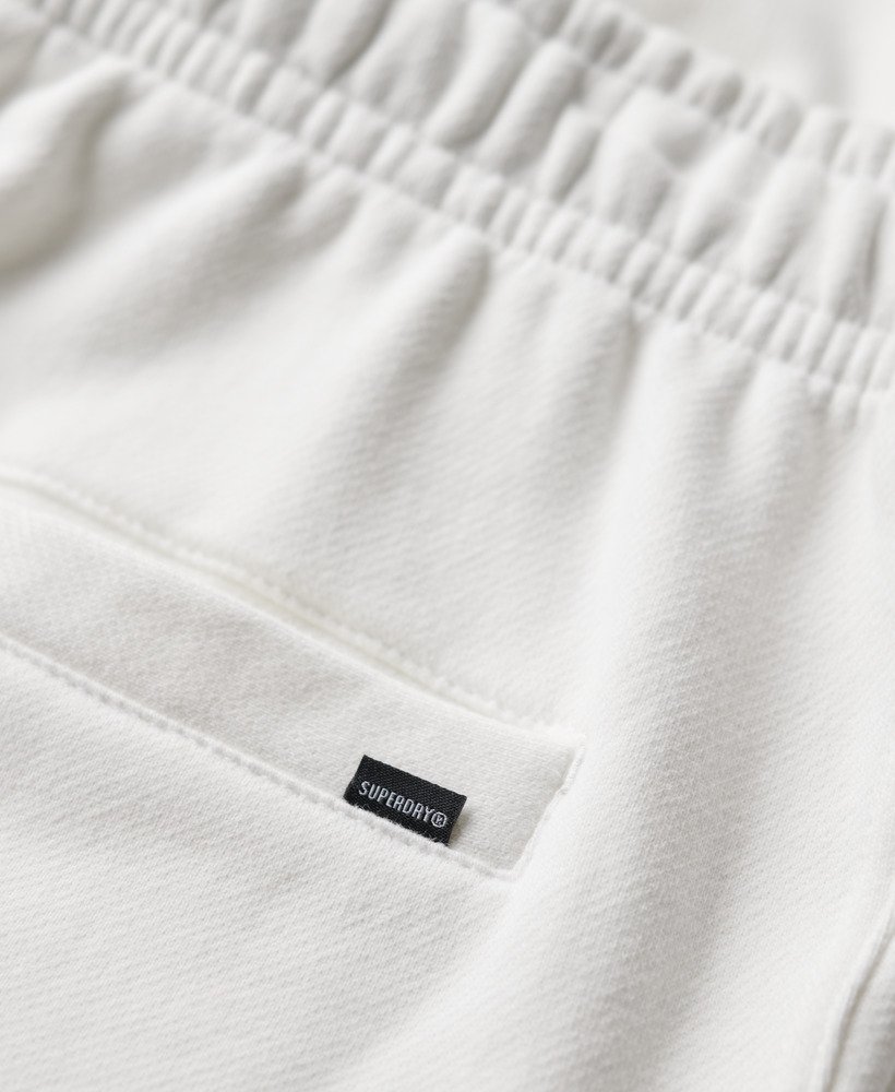 luźne spodenki sportowe z wytłoczeniami w kolorze new chalk white