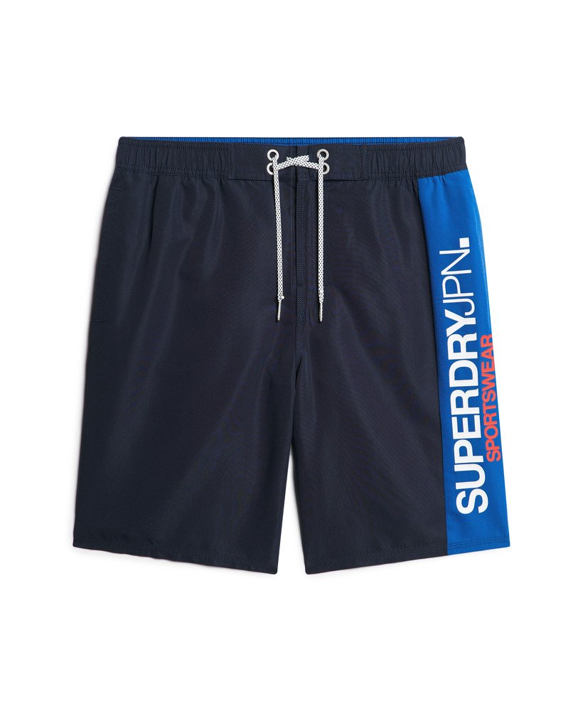 spodenki kąpielowe sportswear logo 19 cali z recyklingu w kolorze richest navy