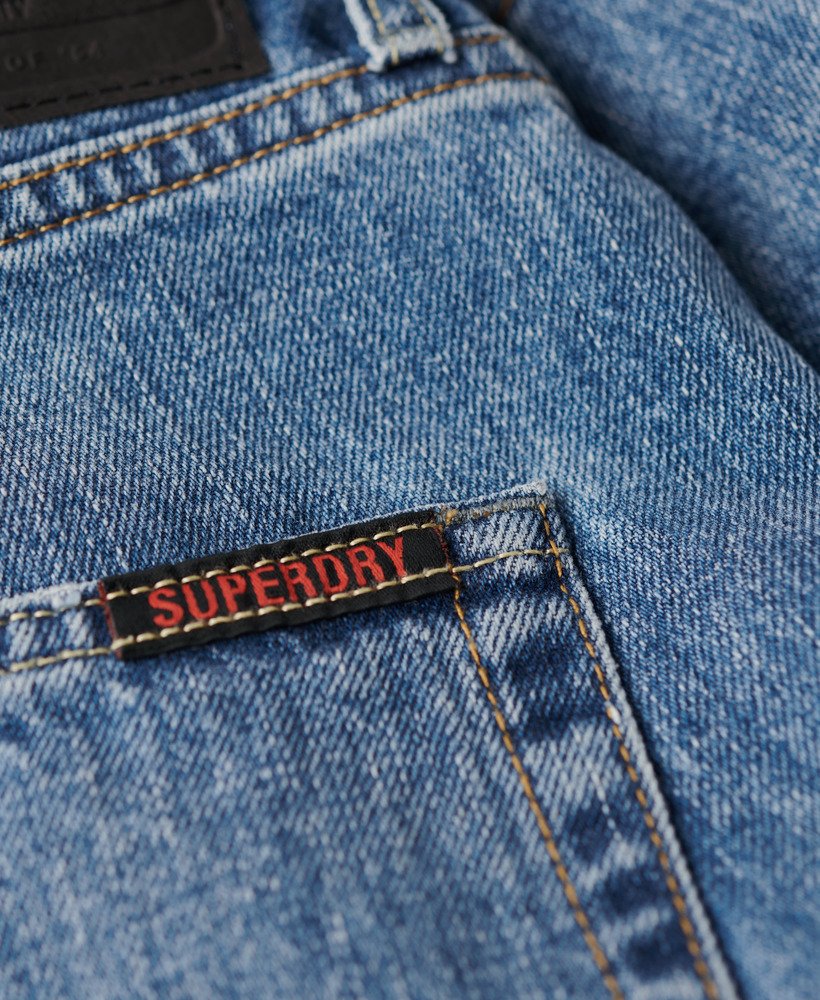 szorty vintage straight w kolorze angeles vintage mid blue