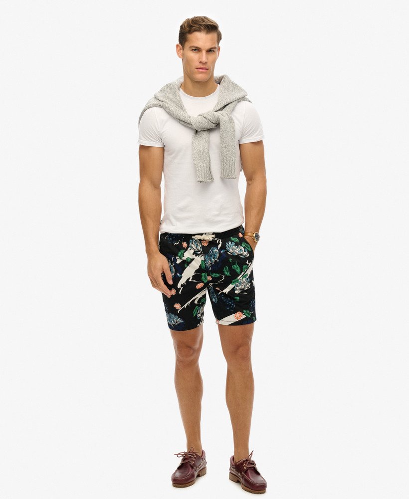 szorty bermudy w kolorze aya black floral