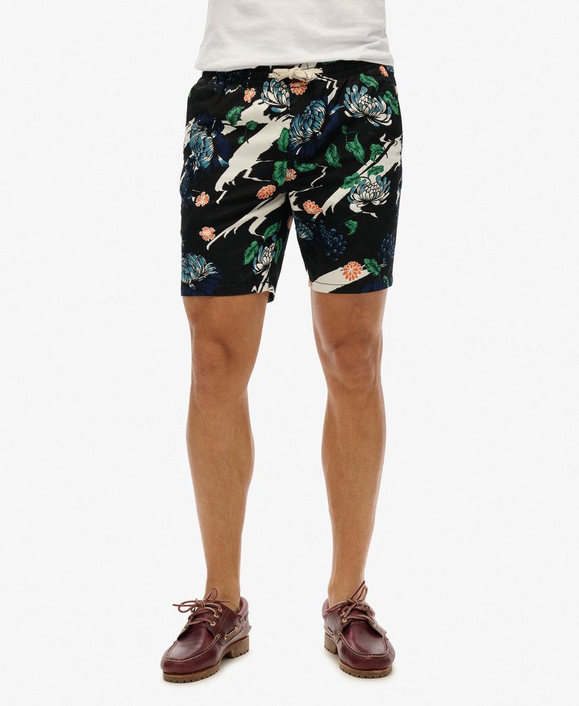 szorty bermudy w kolorze aya black floral