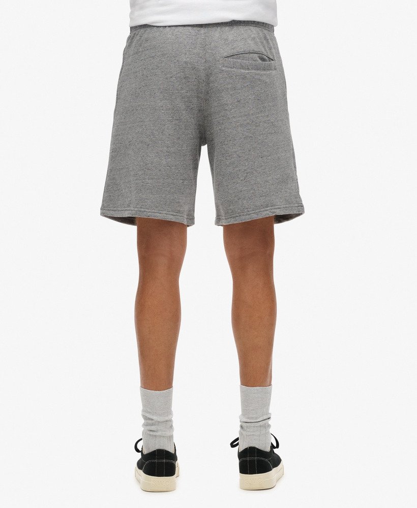 szorty essential logo jersey w kolorze ciemnoszarym z plamką melanżową