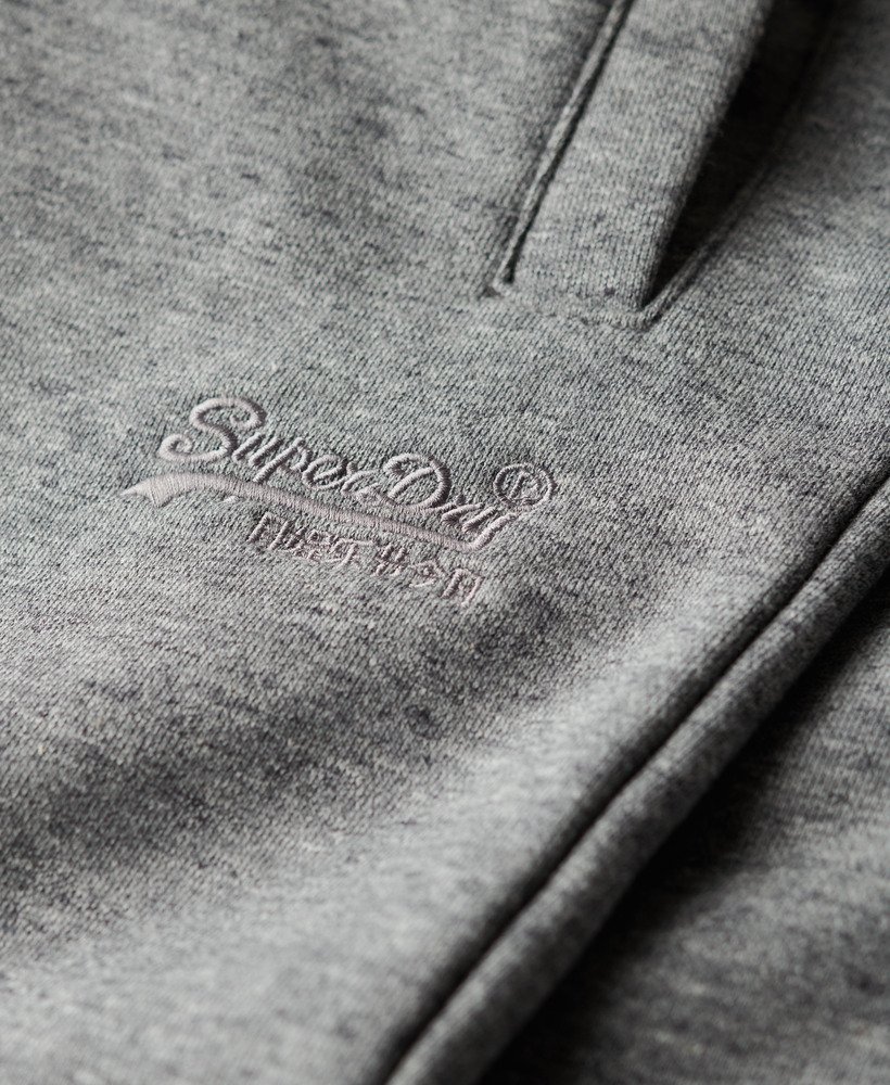 szorty essential logo jersey w kolorze ciemnoszarym z plamką melanżową