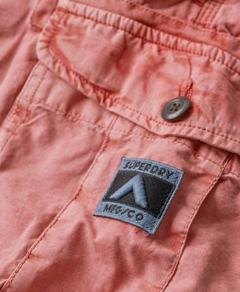 krótkie spodenki parachute light w kolorze dusty rose