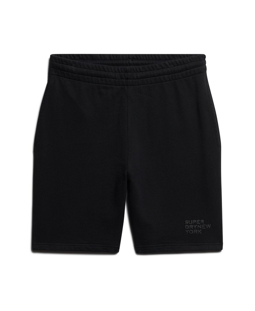 luźne spodenki sportowe luxury sport w kolorze czarnym