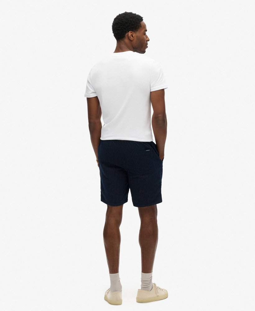 szorty bermudy indigo w kolorze twin ticking navy
