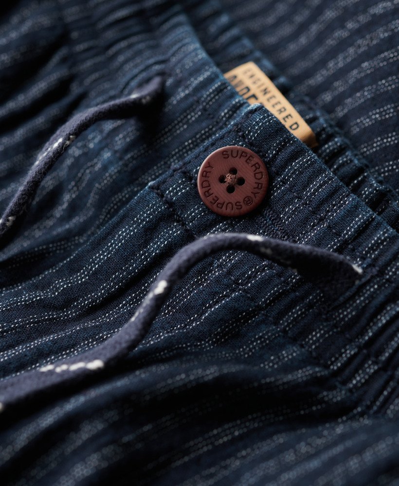 szorty bermudy indigo w kolorze twin ticking navy