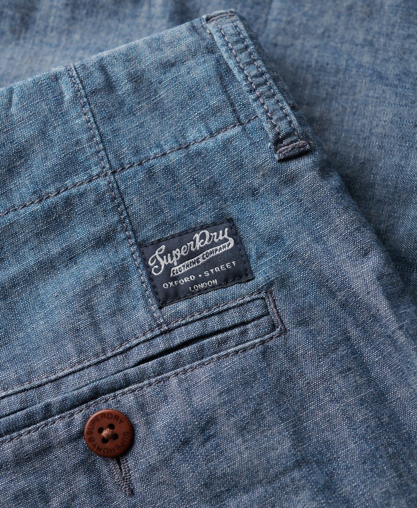 szorty vintage international w kolorze chambray blue