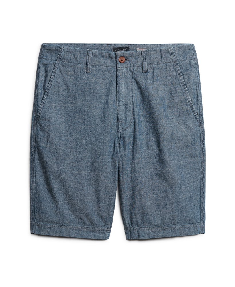 szorty vintage international w kolorze chambray blue
