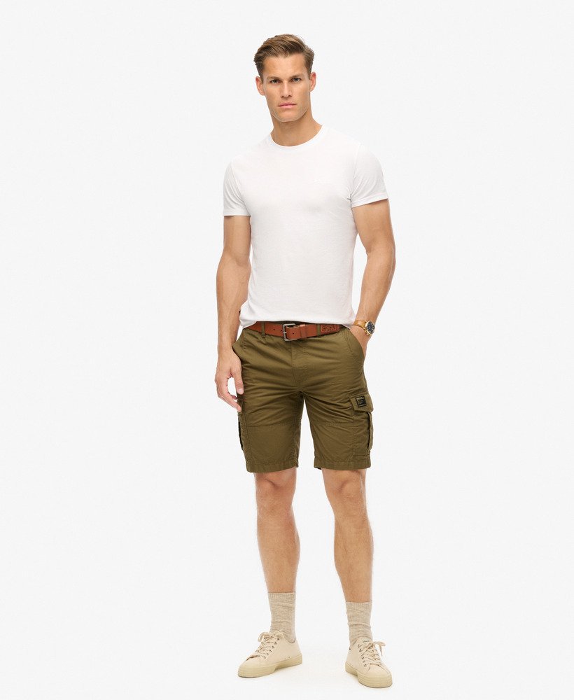 szorty cargo parachute w autentycznym kolorze khaki