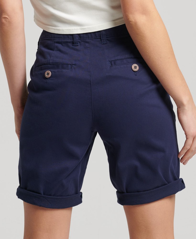 szorty chino city w kolorze atlantic navy