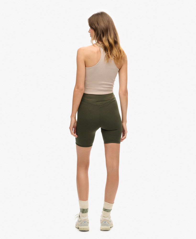 spodenki kolarskie tech cycling w kolorze dark moss