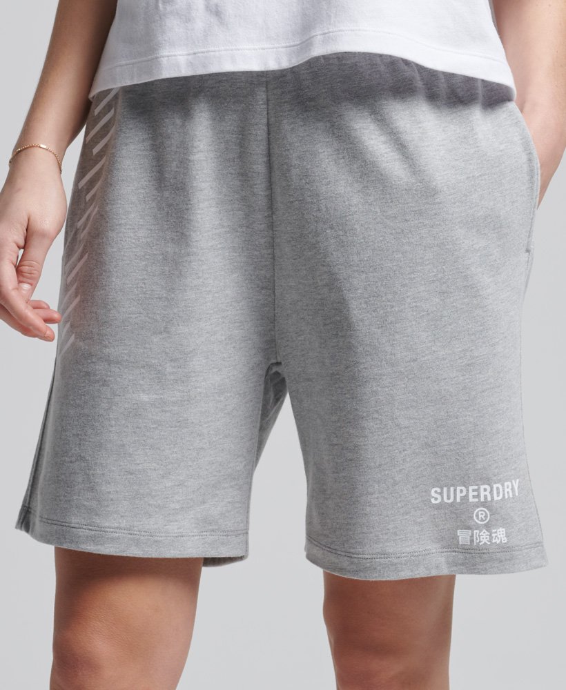 spodenki sportowe code core boy w kolorze szary melanŻ