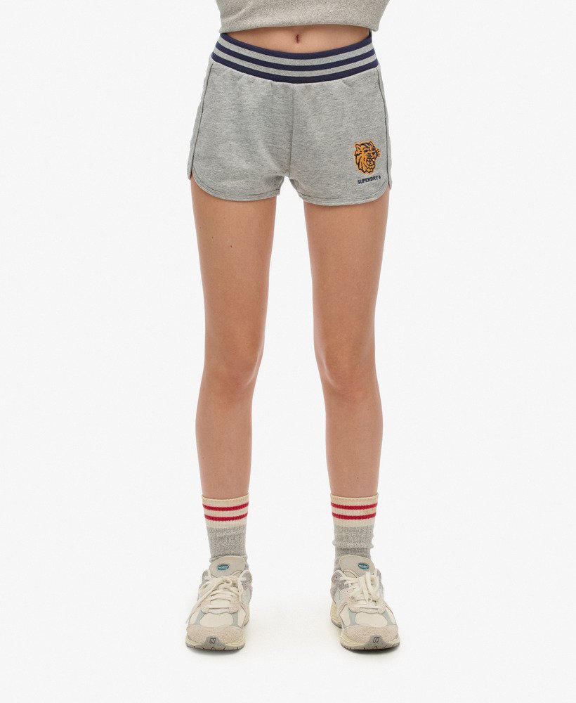 szorty vintage collegiate w kolorze athletic grey marl