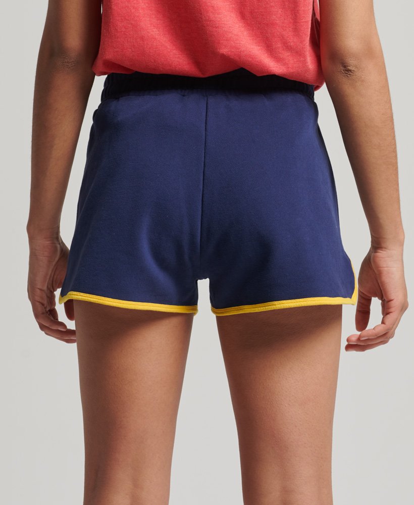 szorty vintage z logo w kolorze rich navy
