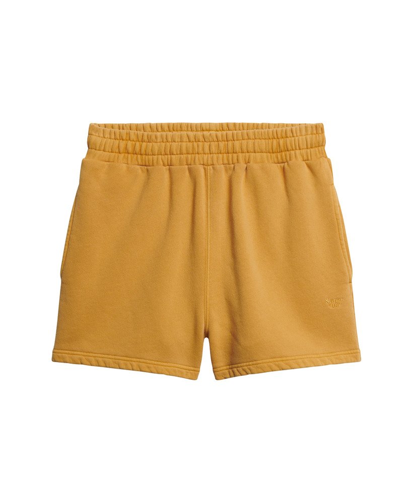 spodenki dresowe vintage wash w kolorze nugget gold