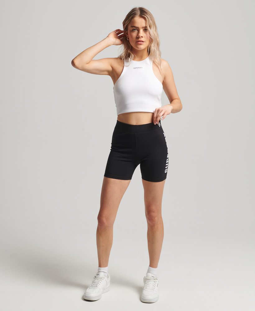 spodenki rowerowe code core sport w kolorze czarno-biaŁym