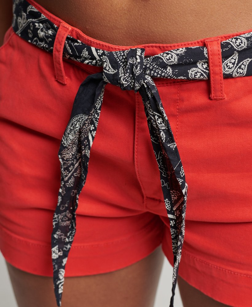 szorty chino hot w kolorze soda pop red