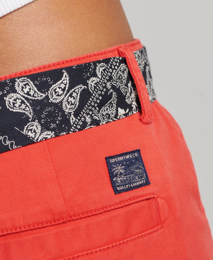 szorty chino hot w kolorze soda pop red