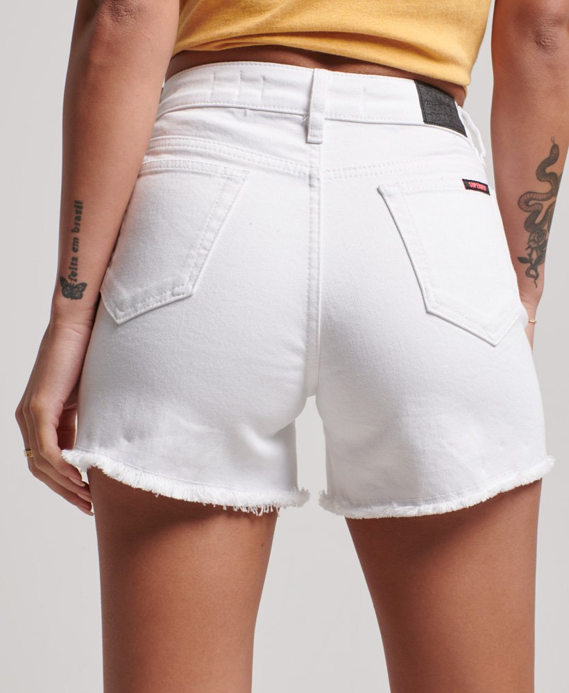 szorty vintage mid rise slim w kolorze optic