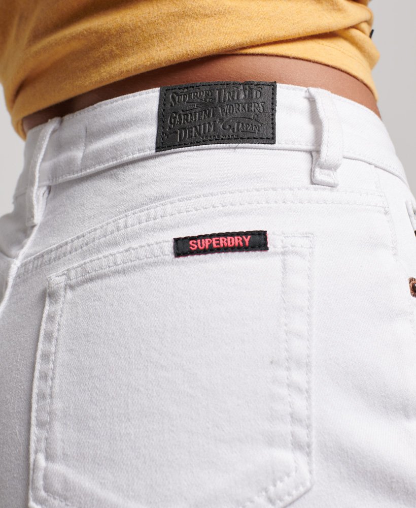 szorty vintage mid rise slim w kolorze optic