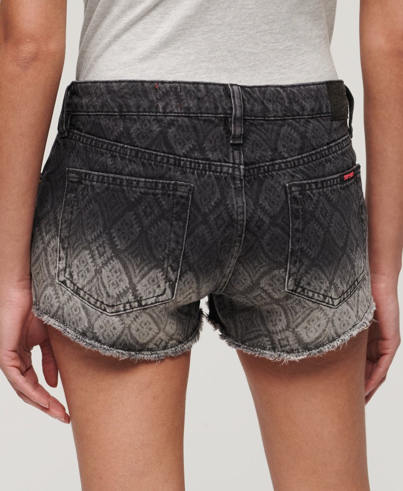 jeansowe szorty hot shorts w kolorze wolcott blackstone aop