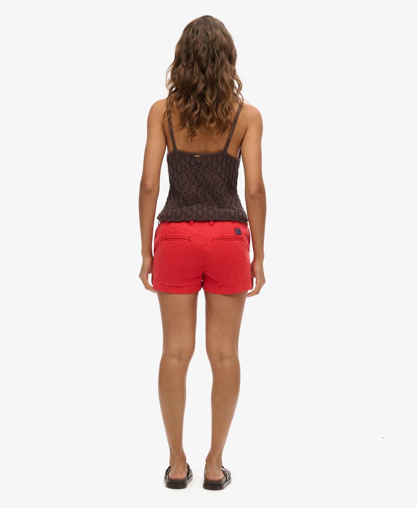 szorty chino hot w kolorze soda pop red