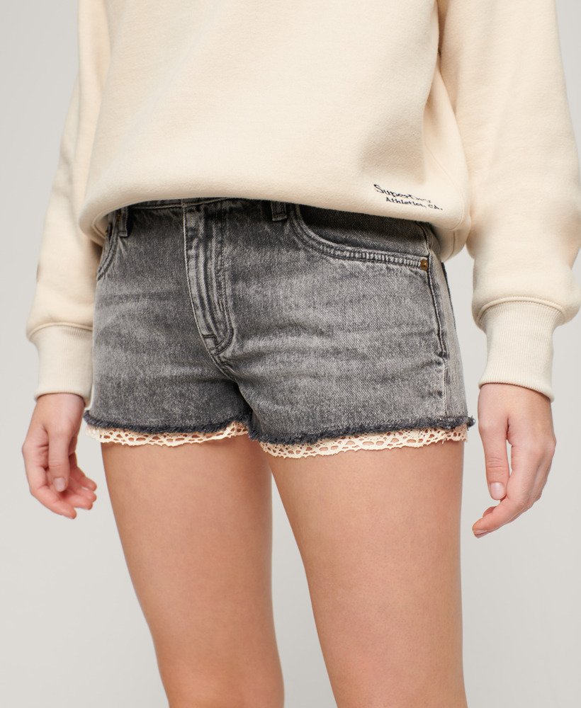 jeansowe szorty hot shorts w kolorze desert vintage silver