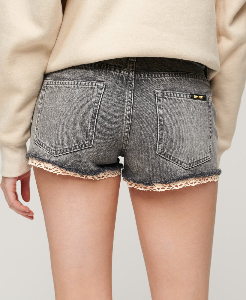 jeansowe szorty hot shorts w kolorze desert vintage silver