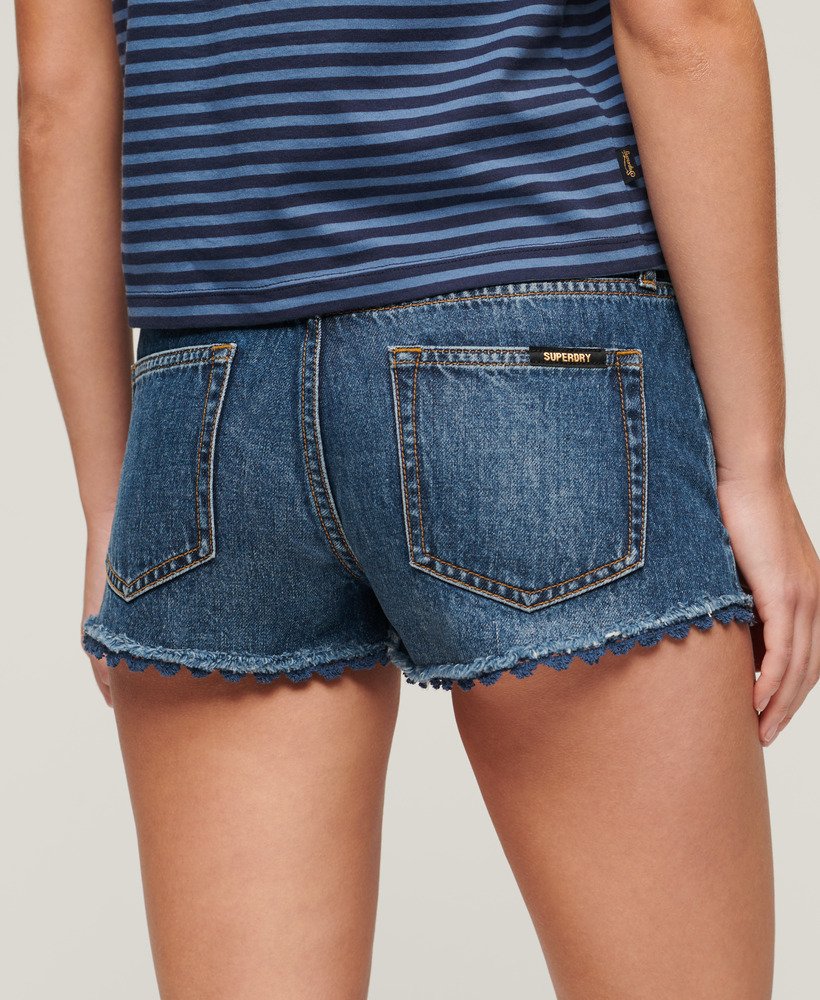 jeansowe szorty hot shorts w kolorze wheeler vintage blue