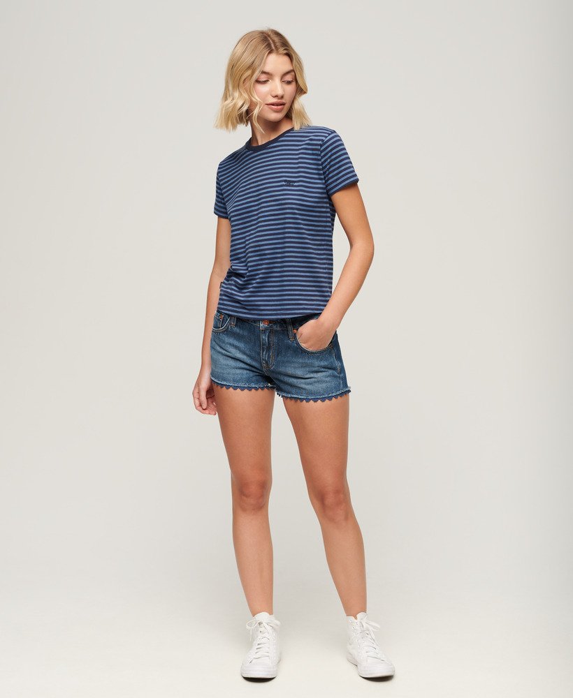 jeansowe szorty hot shorts w kolorze wheeler vintage blue