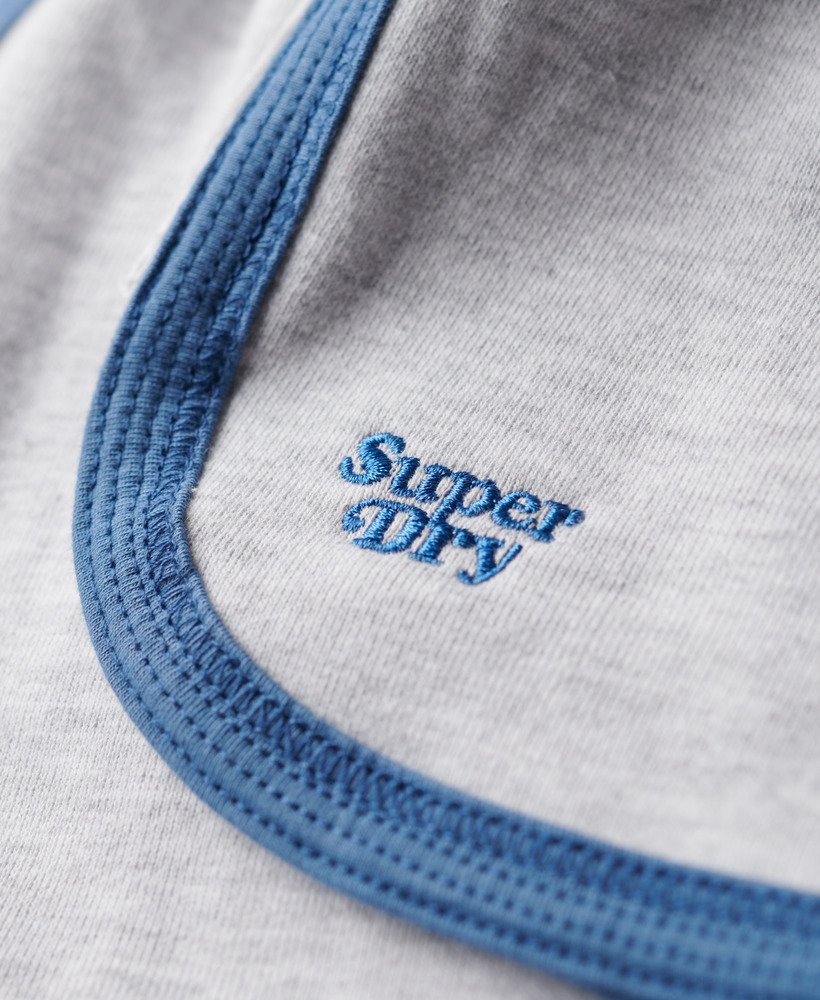 spodenki sportowe athletic essentials logo racer w kolorze glacier grey marl